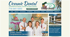 Desktop Screenshot of oceanicdental.com